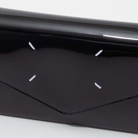 新品 maison margiela leather shoulder black