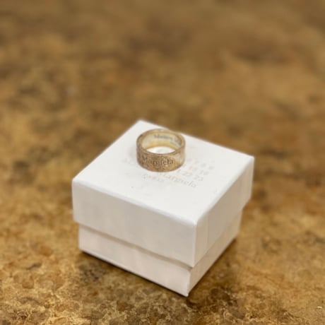 新品 maison margiela 2020aw reverse logo ring 23号