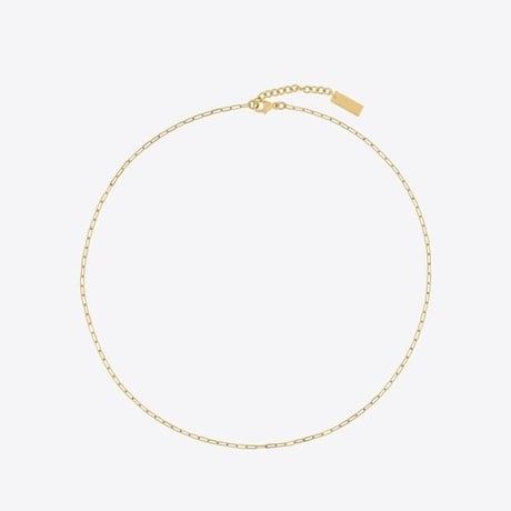新品 saint laurent 2025 necklace gold
