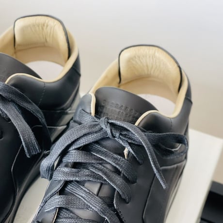 新品 maison margiela air force 1 type sneakers black 44