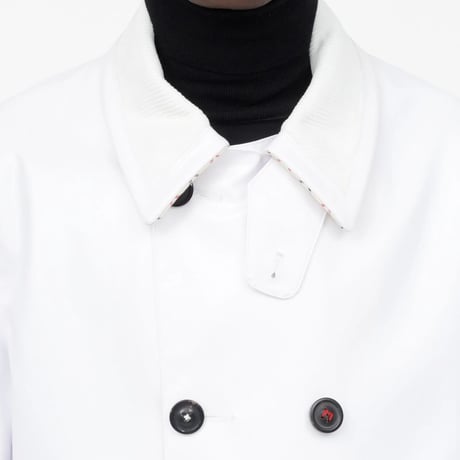 新品 maison margiela "4 14" pvc leather double coat