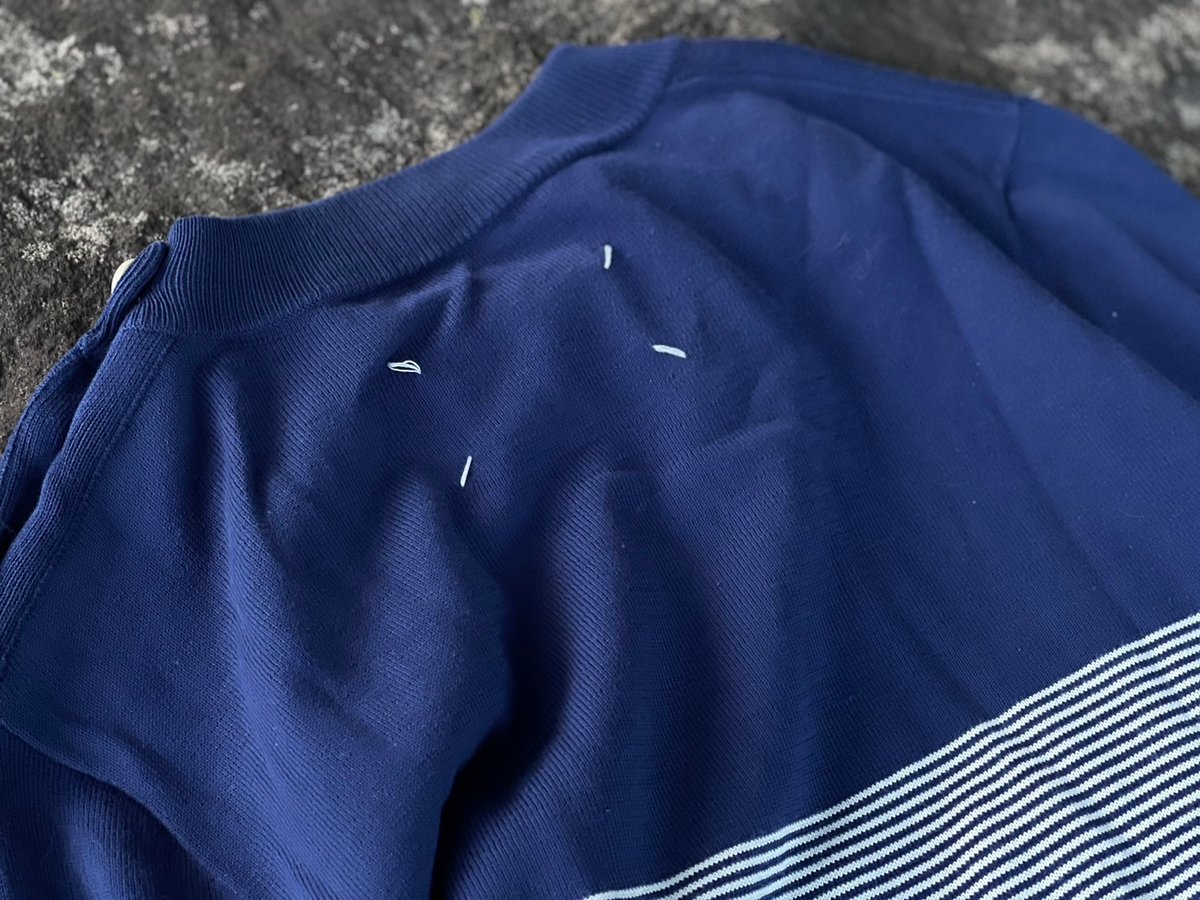 maison margiela shoulder button knit | requality