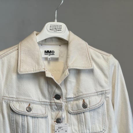 新品 mm6 denim jacket 38