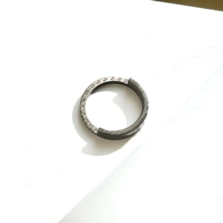 新品 maison margiela 2020aw "cut out" number ring 22号