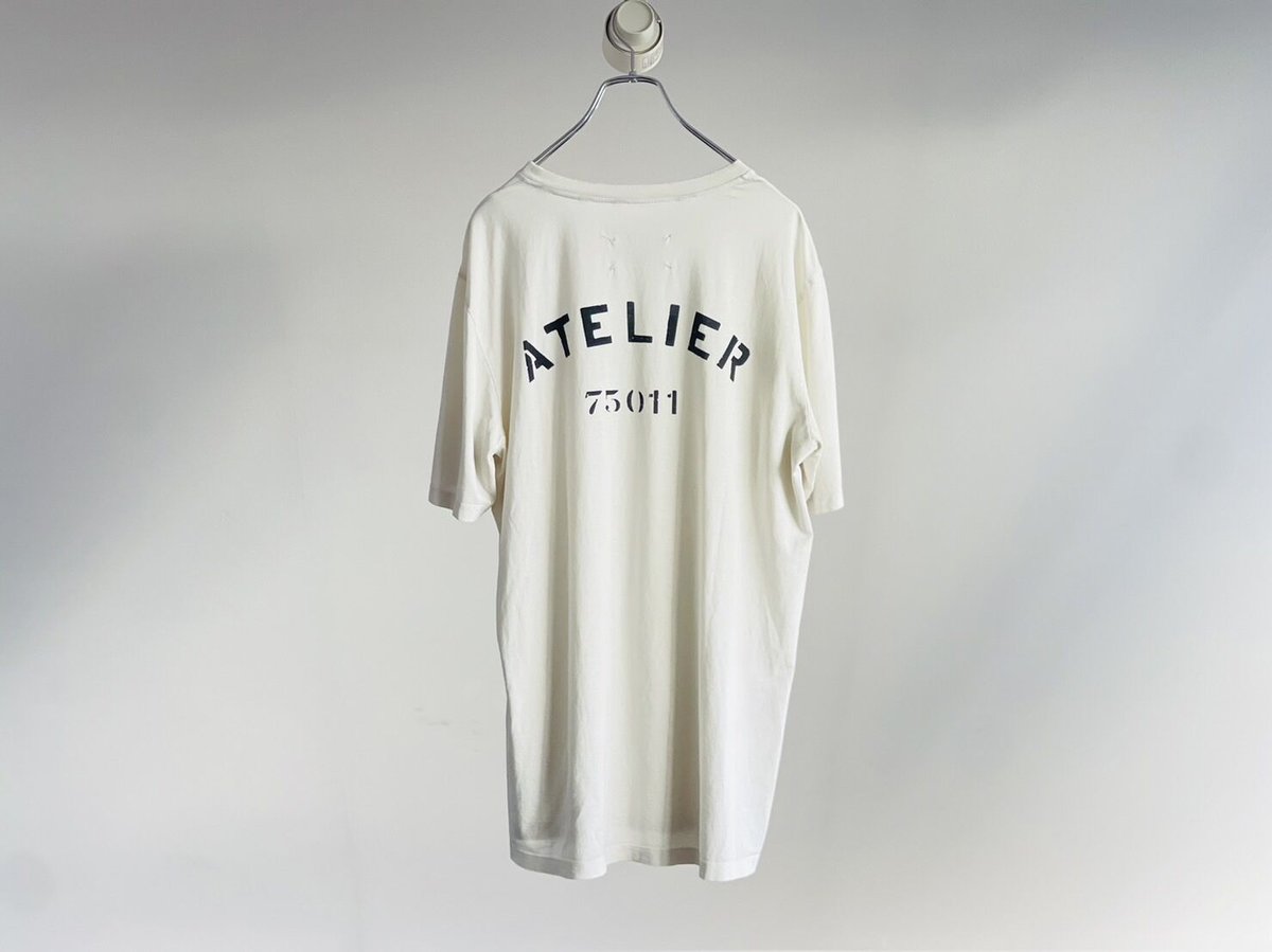 トップス Maison Martin Margiela Artisanal L/S Tee Maison Martin Margiela artisanal white longsleeve with