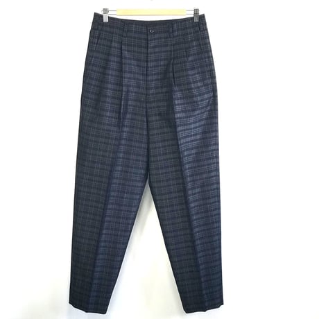 comme des garçons homme 1988ss check trousers