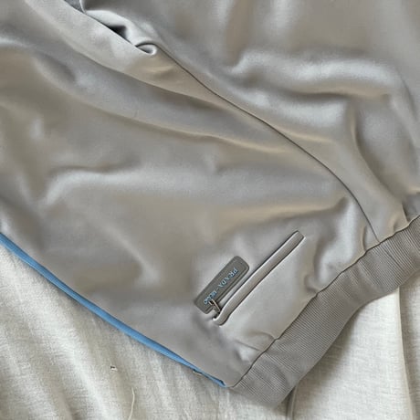 prada technical fabric side line pants