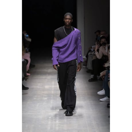 新品 federico cina flare full length trousers 52