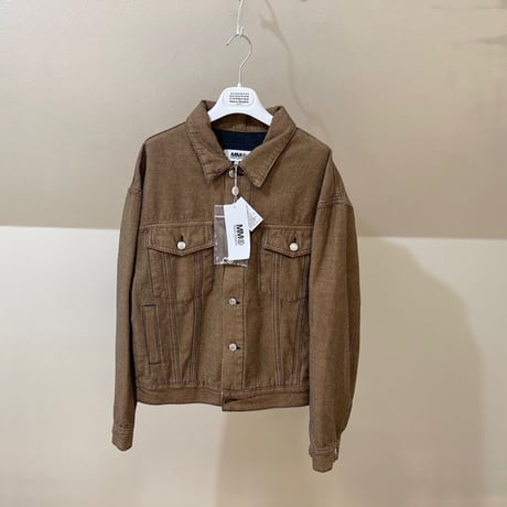新品 mm6 maison margiela 2020aw reversible denim jacket 40