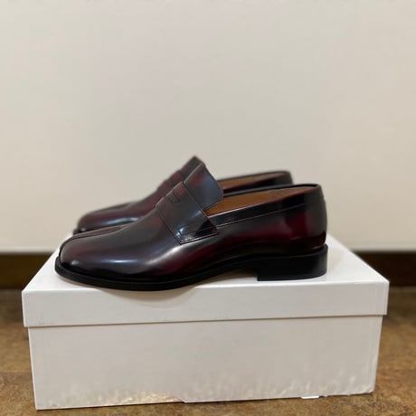 新品 maison margiela 2020aw tabi leather loafer 43