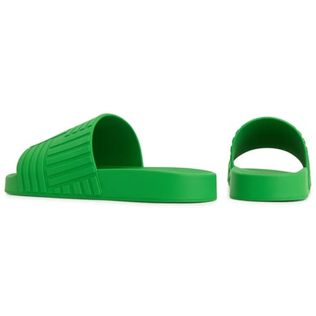 新品 bottega veneta parakeet green sandals 43