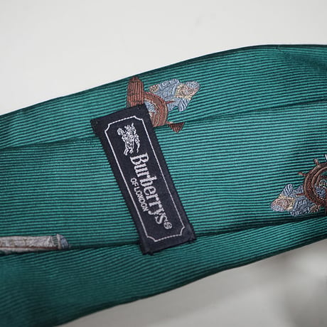 BURBERRY neck tie green