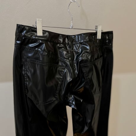 新品 mm6 maison margiela 2020ss fake leather pants 44