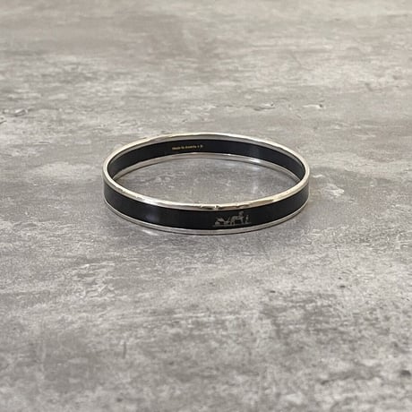 hermes black bangle