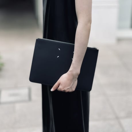 新品 maison margiela 2021ss leather clutch bag