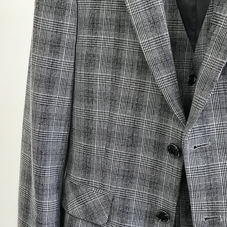 未使用 three piece set up suit