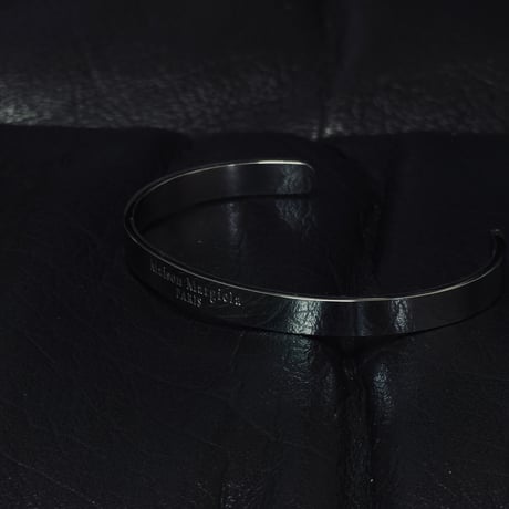 新品 maison margiela sliver logo bracelet