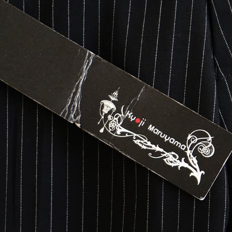 新品 kyoji maruyama stripe trousers