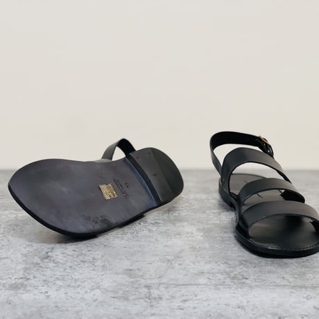 新品 hand made Italy leather sandal 41