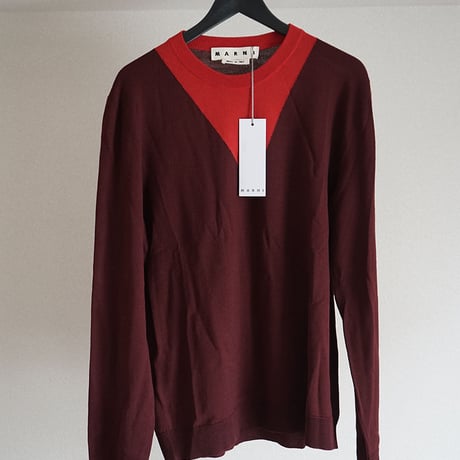 新品 MARNI 2 tone knit