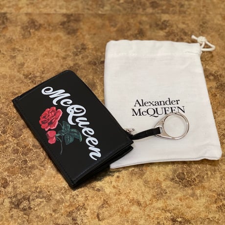 新品 alexander mcqueen 2020aw leather wallet