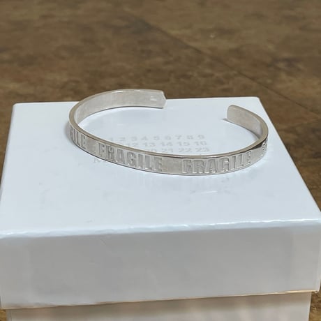 新品 maison margiela 2019aw silver bangle