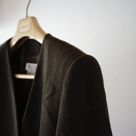 Gucci no collar coat
