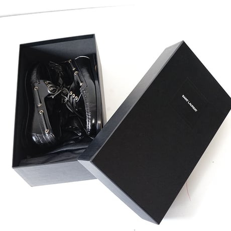 新品 saint laurent leather shose 42