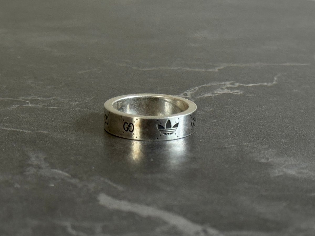 gucci adidas silver ring 21号 | requality