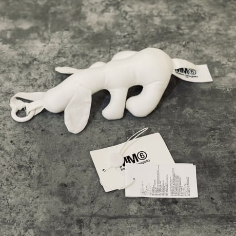 新品 mm6 maison margiela 2019aw paded dog key ring