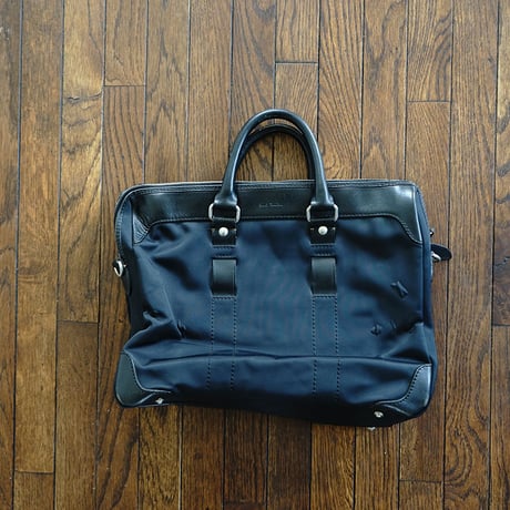 paul smith nylon×leather briefcase