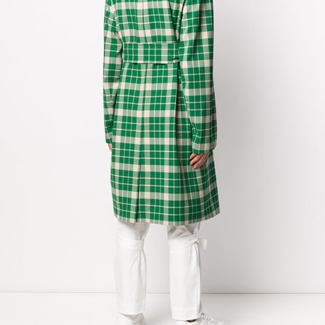 新品 mm6 maison margiela 2020 pre spring check trench coat 42