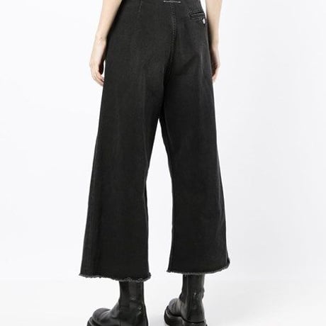 新品 mm6 maison margiela 2020aw flared jeans black
