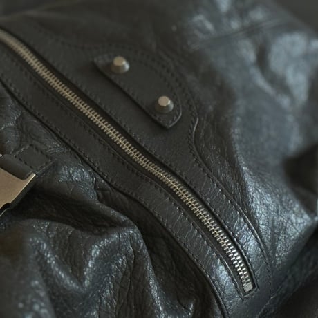 balenciaga leather back pack