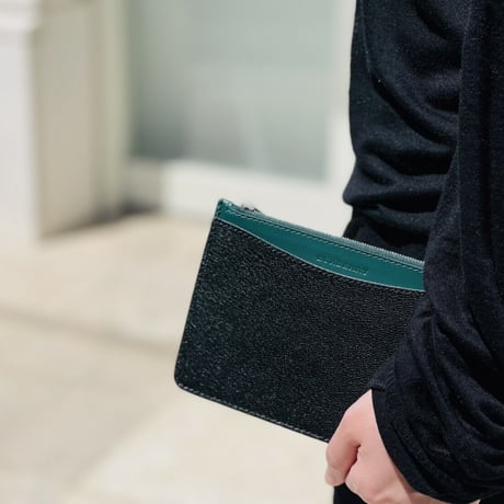 新品 burberry 2020ss leather clutch bag