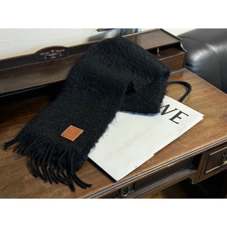 【国内正規】loewe anagram mohair muffler B