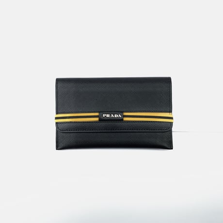 新品 prada 2019aw leather pouch 2 set