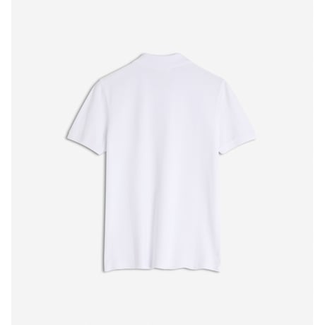 新品 maison kitsune fox head polo shirt white