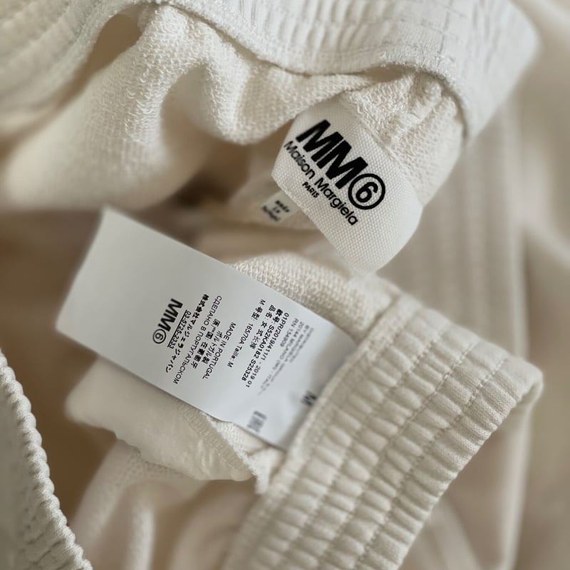 mm6 maison margiela 2019ss eazy wide pants