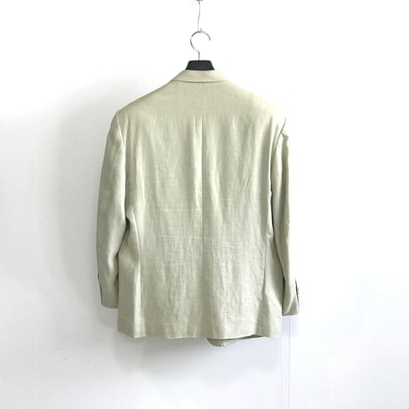 dior linen green tailored jacket