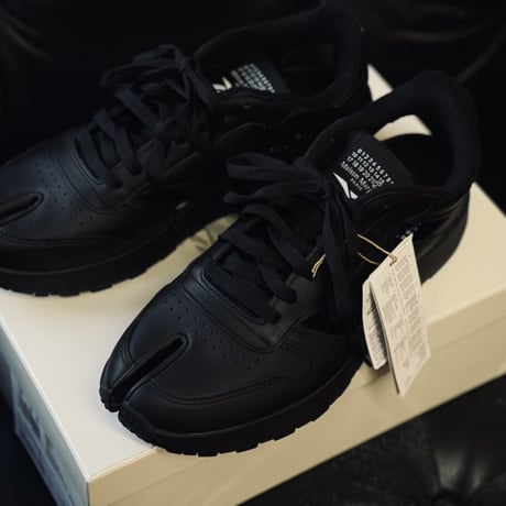 新品 maison margiela × reebok cut out tabi shose black