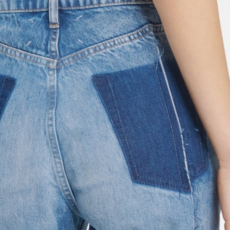 maison margiela "再構築" fade-out denim pants