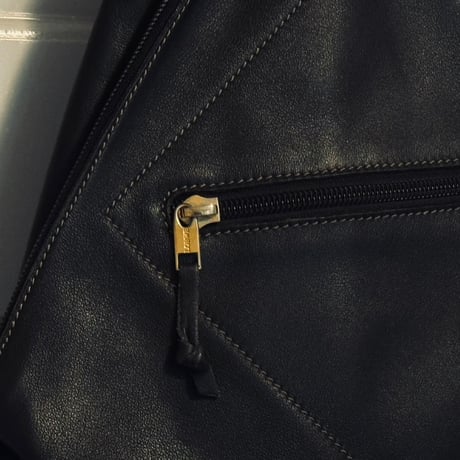 loewe leather bag "anton" black