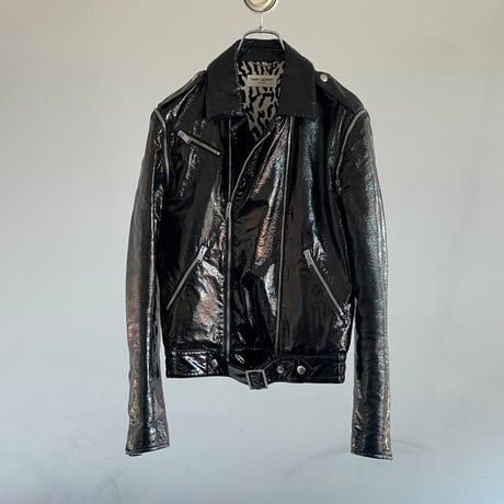 saint laurent paris by hedi slimane double riders jacket