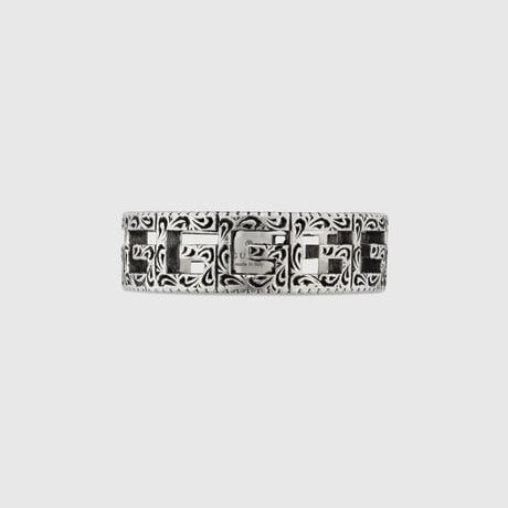 gucci 2023aw “square G” silver ring 18号