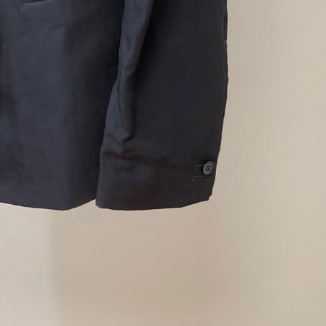 新品 mm6 maison margiela 2020aw nylon doule black blazer 38