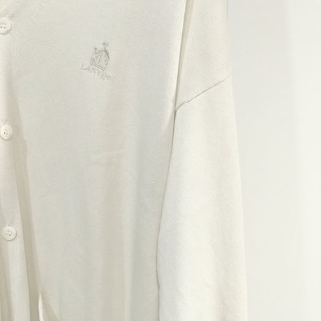 80-90s made in Flance lanvin drop shoulder cardigan