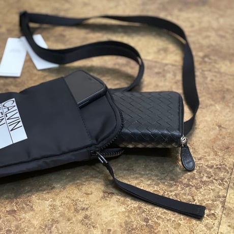 新品 calvin klein 2021ss logo shoulder bag