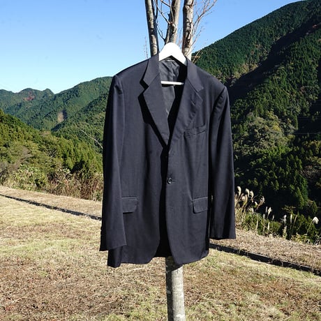 CELINE HOMME tailored jacket navy
