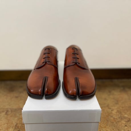 新品 maison margiela 2020aw tabi leather shose 42